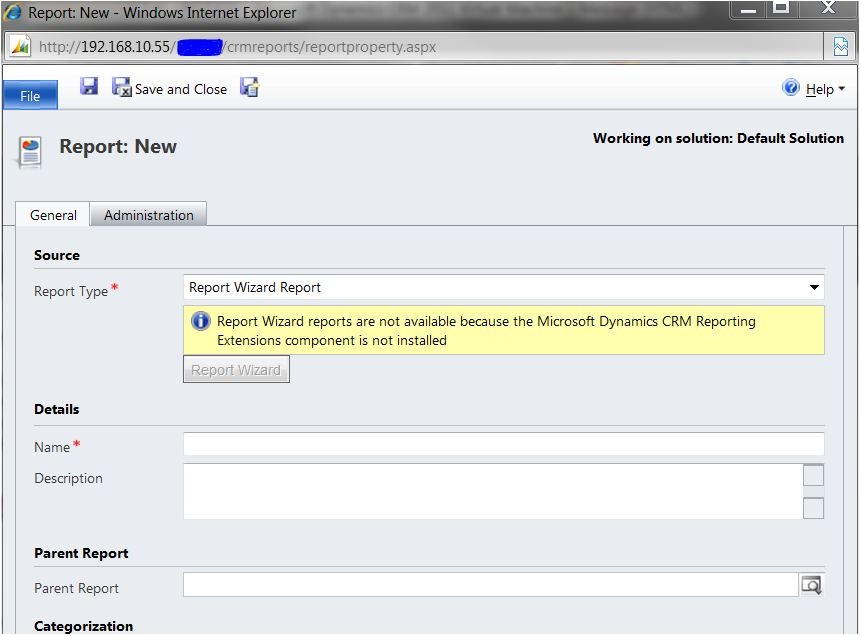 Microsoft Dynamics Crm Reporting Extensions